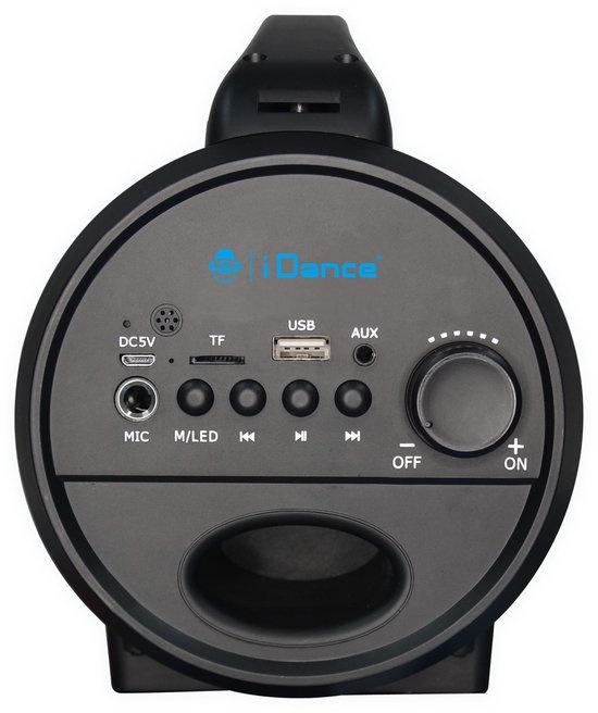 4894367009426 - CYCLONE400BK Karaoke Set - Bluetooth Party Lautsprecher mit Disco LED Beleuchtung - Inklusive Mikrofon 4894367009426 - CYCLONE400BK Karaoke Set - Bluetooth Party Lautsprecher mit Disco LED Beleuchtung - Inklusive Mikrofon