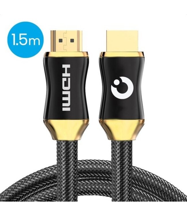 Auronic HDMI 2.0 Kabel - 1.5M - 18Gbps - Hohe Geschwindigkeit und Auflösung - 4K (60 Hz) - Schwarz