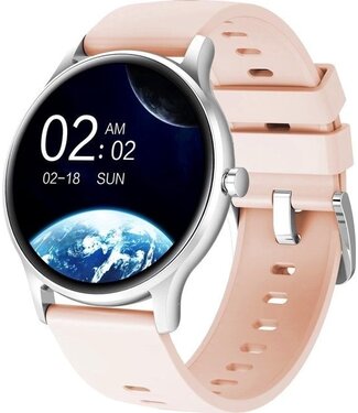 Denver Denver Smartwatch - 5 Ziffernblätter - Schrittzähler - Anrufe/SMS - Schlafaktivität - Herzfrequenz, Blutdruckmessung, Sportmodus - IP67 - SW173 - Pink