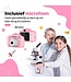 AyeKids Kinderkamera 2 in 1 - Front- & Rückkamera - Inkl. 32GB SD - Kamera für Kinder - Pink