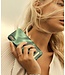 iDeal of Sweden Fashion Tasche Smaragd Satin iPhone 11/XR
