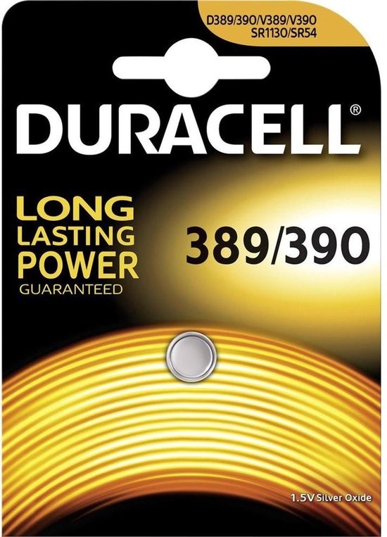 CD 9 günstig Kaufen-Duracell Uhrwerk 389/390 1CT. Duracell Uhrwerk 389/390 1CT <![CDATA[Spezielle Knopfzellen für Uhren, Taschenrechner, Tachometer usw. * 1,55 V SilberoxidHohe * Kapazität * Höchste Qualität * Lange Haltbarkeit Egal, welche Art von Uhr Sie besitzen, es i