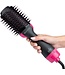 Auronic Auronic 3-in-1 Haartrocknerbürste rund - Lang/Kurz/Style/Locken - Schwarz/Pink