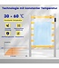Coast Elektrischer Handtuchwärmer mit 8-Stunden-Timer und Überhitzungsschutz & LED-Anzeige Aluminium
