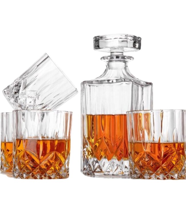 Nizzaer Whiskey-Set - 5er-Set - Glas
