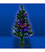 Weihnachtsbaum 90/120/150/180 cm Künstlicher Weihnachtsbaum Tannenbaum Grün mit Glasfaser-Farbwechsler