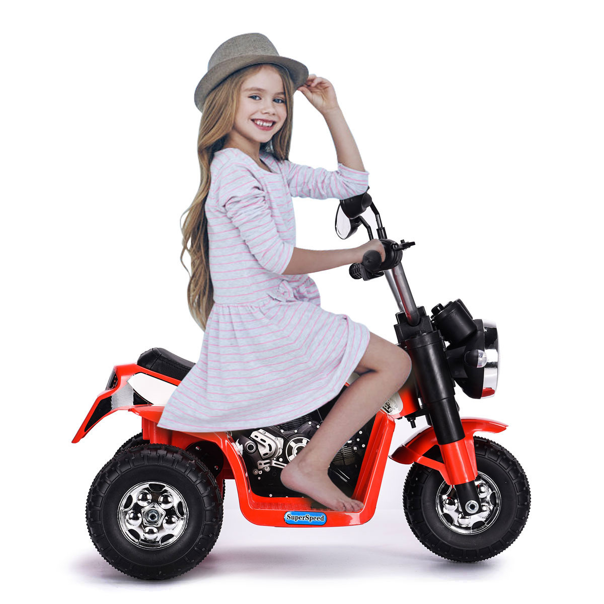 Rom R  günstig Kaufen-Coast Elektromotorrad Kindermotorrad Elektromotorrad mit Stützrädern 57 x 72 x 56 cm rot. Coast Elektromotorrad Kindermotorrad Elektromotorrad mit Stützrädern 57 x 72 x 56 cm rot <![CDATA[Beschreibung: Unser elektrisches Dreirad, für 