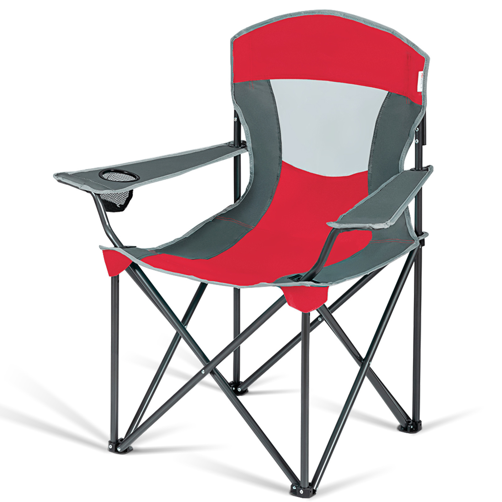 0736542320756 - Campingstuhl mit Sunroed Outdoor Stuhl Clover Cooler mit Sonnenschirm 90 x 72 x 150 cm rot 0736542320756 - Campingstuhl mit Sunroed Outdoor Stuhl Clover Cooler mit Sonnenschirm 90 x 72 x 150 cm rot
