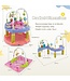 Coast 3-in-1 Baby Activity Centre mit Aktivitätstisch und Spielmatte ideal für 0-24 Monate rosa