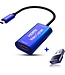 HDMI Game Capture Karte - Videoaufnahme - HDMI zu USB C - 4k - 1080P HD - Streaming - Mit USB Adapter