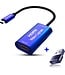URGOODS HDMI Game Capture Karte - Videoaufnahme - HDMI zu USB C - 4k - 1080P HD - Streaming - Mit USB Adapter