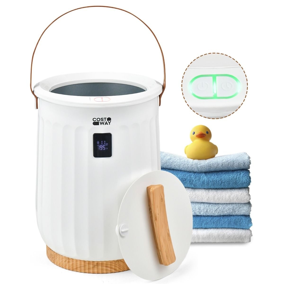 mit Timer günstig Kaufen-Coast Handtuchwärmer - 20L - Mit Zeitschaltuhr - 400W. Coast Handtuchwärmer - 20L - Mit Zeitschaltuhr - 400W <![CDATA[Dieses heiße Handtuch in Eimerform bietet eine schnelle und umfassende Erwärmung. Der Benutzer kann den Timer nach Belieben e