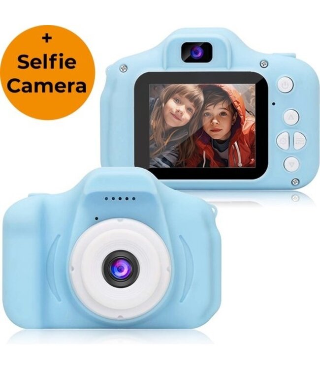 Denver Kinderkamera Full HD - Selfie-Kamera - 40MP - Digitalkamera Kinder - Foto und Video - Spiele - KCA1340 - Blau