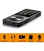 Denver MP3 / MP4 Player - Bluetooth - USB - Shuffle - bis zu 128GB - inkl. Ohrhörer - Sprachaufzeichnung - Dicataphone - MP1820 - Schwarz