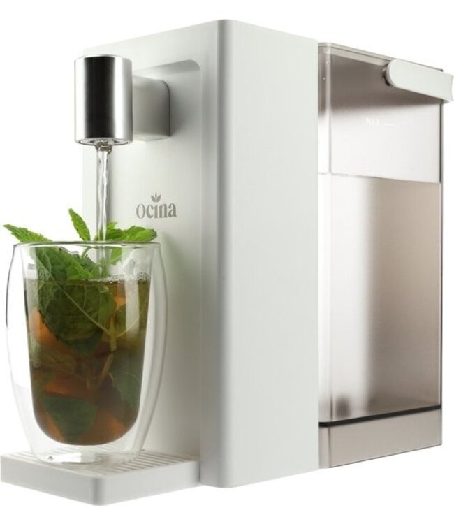 Ocina Heißwasserspender mit Digitalanzeige - Luxus-Wasserkocher - 3 Liter - Weiß