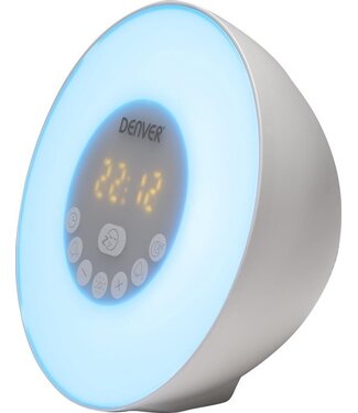 Denver Denver CRLB-400 - Radiowecker - Wecklicht - Stimmungslicht - Bluetooth - Weiß