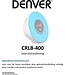 Denver CRLB-400 - Radiowecker - Wecklicht - Stimmungslicht - Bluetooth - Weiß