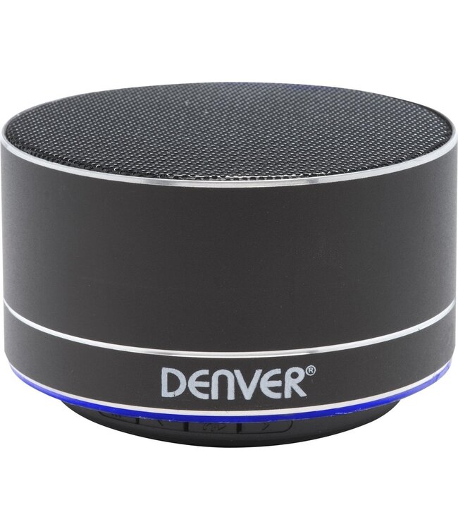 Denver BTS-32 Schwarz - Drahtloser Bluetooth-Lautsprecher