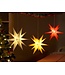 Star-Max Star-Max LED Kunststoff-Weihnachtsstern 35cm rot