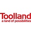 Toolland-Schleifbrett, Kunststoff, Holzgriff, mit Spitze, 270 x 170 mm