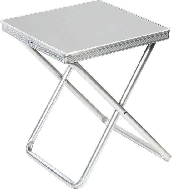8714426504135 - 2-in-1 Campingtisch und Campingstuhl 40x40 cm - Klappbarer Campingtisch Campingstuhl - Aluminium 8714426504135 - 2-in-1 Campingtisch und Campingstuhl 40x40 cm - Klappbarer Campingtisch Campingstuhl - Aluminium