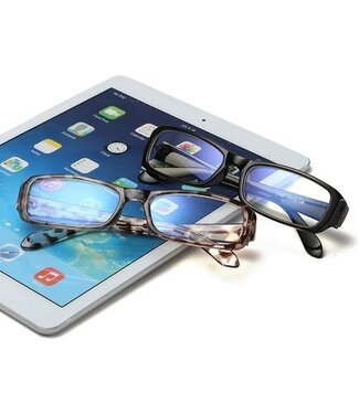 AA Commerce Premium-Computerbrille - Anti-Blaulicht-Bildschirmfilterbrille - Schwarz