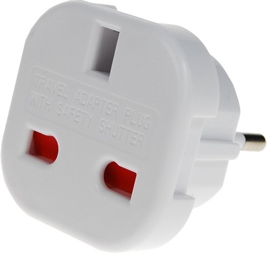 Reiseadapter Adapter günstig Kaufen-Reisestecker CAUTION UK-Stecker auf EU-Stecker - Reiseadapter - Weiß Reisestecker. Reisestecker CAUTION UK-Stecker auf EU-Stecker - Reiseadapter - Weiß Reisestecker <![CDATA[Reisestecker UK auf EU in weißer Ausführung, auch 'Reiseadapter' gena