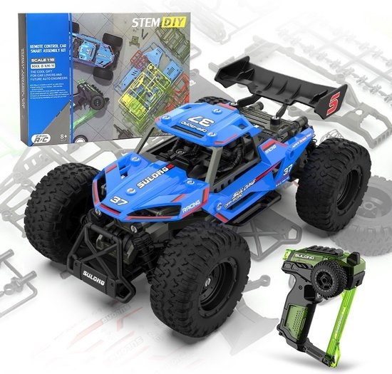 Fernsteuerung günstig Kaufen-Fuegobird 1?18 mit Fernsteuerung RC DIY Spielzeugauto - 2.4G - mount - blau. Fuegobird 1?18 mit Fernsteuerung RC DIY Spielzeugauto - 2.4G - mount - blau <![CDATA[Das Beste aus zwei Welten: ein Konstruktionsspielzeug für Kinder, das gleichzeitig ein super