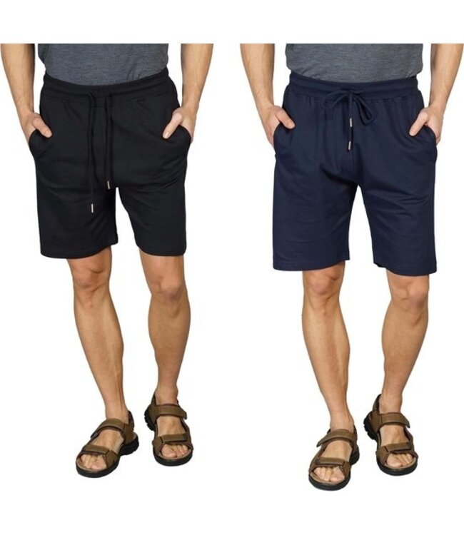 Shorts mit Gummibund, Farbe navy, Größe XL