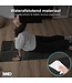 Sanbo Yoga-Matte - faltbar - 173 x 61 Cm - Schwarz - Fitness - Sport - Anti-Rutsch