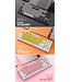 XUNFOX K80 RGB mechanische 87Tasten TKL Gaming-Tastatur - Windows/Mac Spiele-Tastatur - blauer Schalter - Mechanische Tastatur - QWERTY - Anti-Ghosting Spiele-Tastaturen - Gelb/Weiß