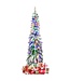 Coast Coast 150 cm hoher künstlicher Weihnachtsbaum Beflockter Weihnachtsbaum mit 334 PVC-Zweigen 150 LED-Lichter 2 Lichtfarben Timer und 11 Modi