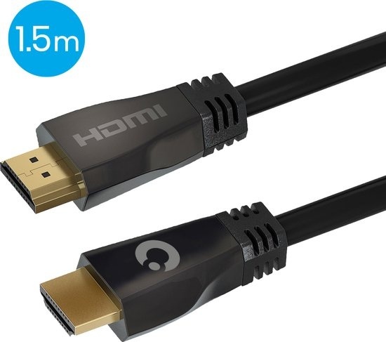 HD Schwarz günstig Kaufen-Auronic HDMI Ultra High Speed 2.1 Kabel - Ethernet - Stecker zu Stecker Kabel - Schwarz - 1,5 Meter. Auronic HDMI Ultra High Speed 2.1 Kabel - Ethernet - Stecker zu Stecker Kabel - Schwarz - 1,5 Meter <![CDATA[Das Auronic Ultra High Speed HDMI 2.1 Kabel e