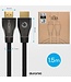Auronic HDMI Ultra High Speed 2.1 Kabel - Ethernet - Stecker zu Stecker Kabel - Schwarz - 1,5 Meter