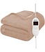 Auronic Auronic Electric Blanket - Wärmedecke - 9 Wärmestufen - 1 Person - 160x120cm - Hellbraun