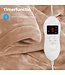 Auronic Electric Blanket - Wärmedecke - 9 Wärmestufen - 1 Person - 160x120cm - Hellbraun