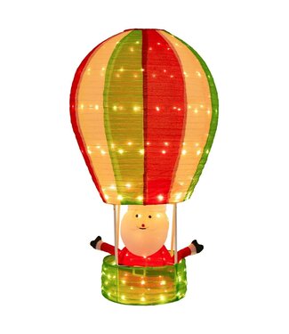 Coast Coast Santa Heißluftballon Weihnachtsdekoration - 135cm