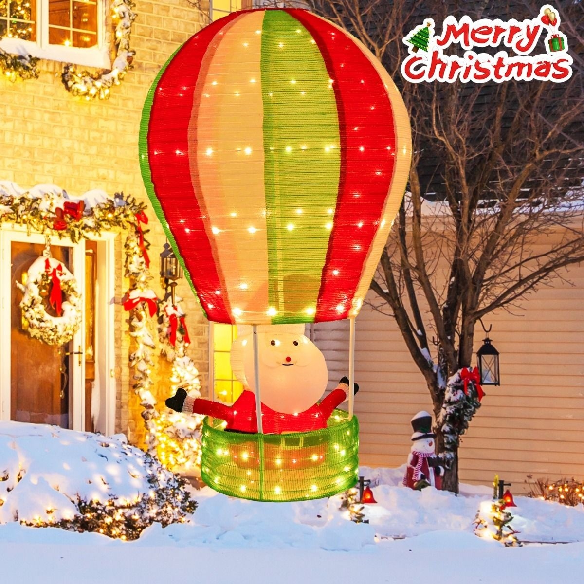 0783501423997 - Santa Heißluftballon Weihnachtsdekoration - 135cm 0783501423997 - Santa Heißluftballon Weihnachtsdekoration - 135cm