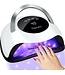 Rostem 120 Watt UV-LED-Nageltrockner - Nagellampe - perfekt gehärteter Nagelgel-Lack - LED-Lampe - langes Kabel - weiß