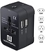 Northwall Universal World Plug mit 2 Schnelllade-USB-Anschlüssen - Internationaler Reisestecker für 150+ Länder - England, Amerika, Südafrika, USA, Italien, Großbritannien, Australien, Indien, ...