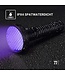 TIKKENS UV-Lampe XXL - UV-Taschenlampe -100 ultraviolette LEDs - Schwarzlicht-Taschenlampe - Detektor Urin, Falschgeld, andere Flecken - 395nm