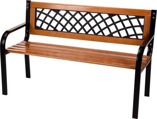 for HR günstig Kaufen-Ambiance Parkbank - Gartenbank - 118cm. Ambiance Parkbank - Gartenbank - 118cm <![CDATA[Informationen zum Produkt Schöne nostalgische Gartenbank aus Holz, der echte Klassiker für Ihren Garten oder Balkon. Die Besonderheit ist die Rückenlehne aus Kunsts