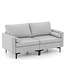 Coast 2-Sitzer Sofa Loveseat - dicke Kissen - 172 x 78 x 80 cm - Grau