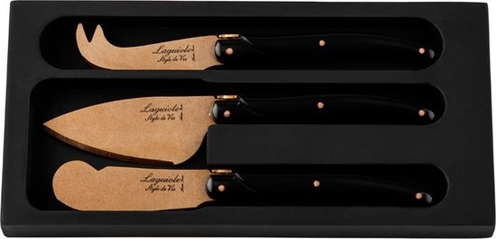 vie est  günstig Kaufen-Laguiole Style de Vie Käsemesser-Set Prestige Line - 3-teilig - Kupfer. Laguiole Style de Vie Käsemesser-Set Prestige Line - 3-teilig - Kupfer <![CDATA[Mit den Laguiole Style de Vie Käsemessern wird das Schneiden von Käse zu einem Fest. Das Se