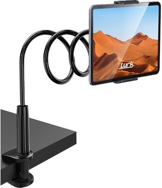 Lurk LURK® Tablet-Halterung flexibel und verstellbar - Telefonhalterung Ergonomisch - 70cm lang - 4 bis 11 Zoll - Universal - Schwarz