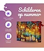 Rubye® Malen nach Zahlen Erwachsene - Romantischer Park - Inklusive Farbe und Pinsel - Leinwandmalerei - Farbe nach Zahlen - 40x50cm