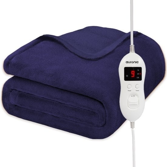 160 cm  günstig Kaufen-Auronic Electric Blanket - Wärmedecke - 9 Wärmestufen - 1 Person - 160x120cm - Blau. Auronic Electric Blanket - Wärmedecke - 9 Wärmestufen - 1 Person - 160x120cm - Blau <![CDATA[Draußen wirbeln die ersten Schneeflocken, und der Frost 