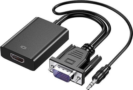 10 mp  günstig Kaufen-Techvavo® VGA (+ Audio) zu HDMI Konverter Universal - Mit 3.5MM Klinke Aux & USB Stromkabel - Analog zu Digital Video Konverter - Stecker zu Buchse - 1080P Full HD - inklusive USB Stromkabel. Techvavo® VGA (+ Audio) zu HDMI Konverter Univers