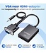 Garpex® VGA-zu-HDMI-Adapter - Universal mit 3,5-mm-AUX-Buchse und USB-Stromkabel - Analog-zu-Digital-Videokonverter - Stecker zu Buchse - 1080p Full HD - USB-Stromkabel enthalten