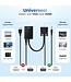 Garpex® VGA-zu-HDMI-Adapter - Universal mit 3,5-mm-AUX-Buchse und USB-Stromkabel - Analog-zu-Digital-Videokonverter - Stecker zu Buchse - 1080p Full HD - USB-Stromkabel enthalten